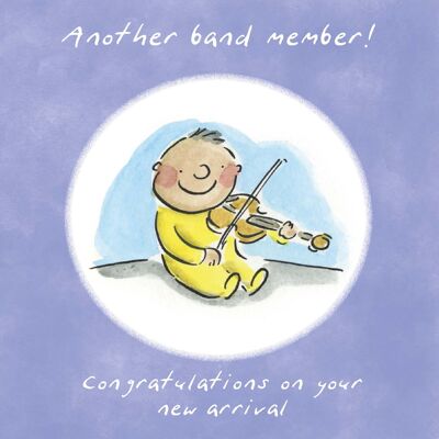 New band member baby card