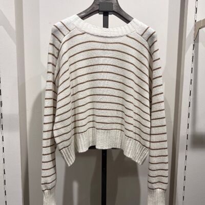 Striped Cashmere Under-Sweater