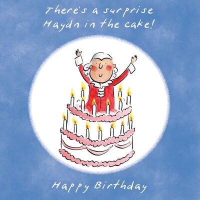 Haydn surprise birthday card