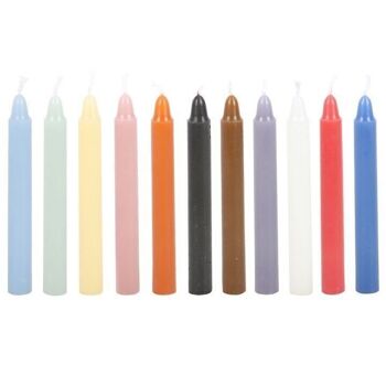 Pack de 12 bougies de sorts de couleurs mélangées 3