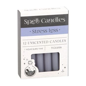 Pack de 12 bougies anti-stress 1