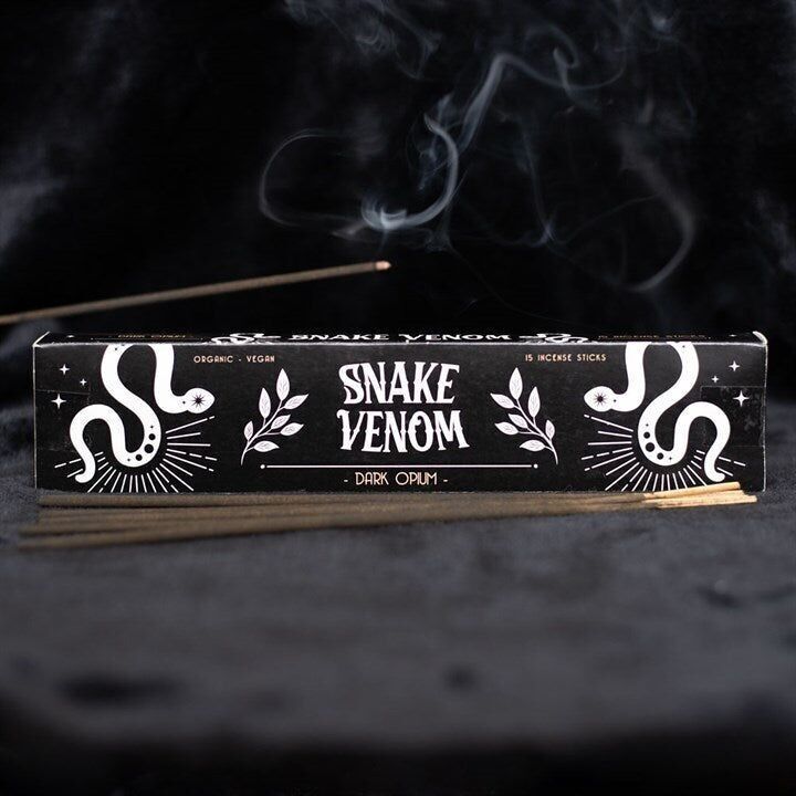 Packung mit 15 Räucherstäbchen Snake Venom Dark Opium