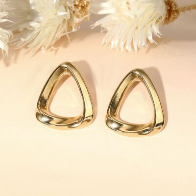 Boucles d'oreilles triangle