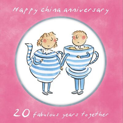 20th anniversary (china) card