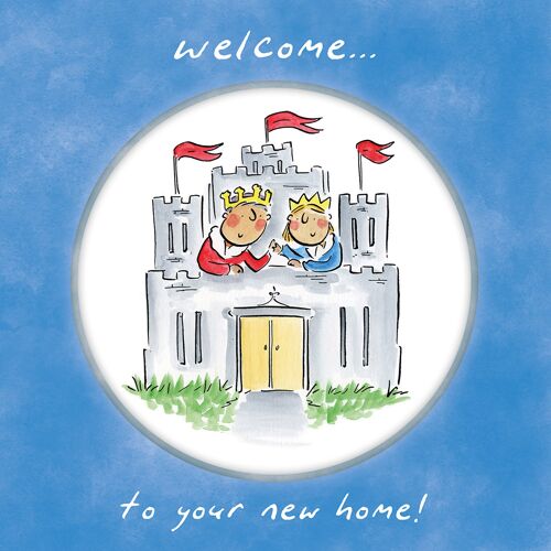Castle greetings card