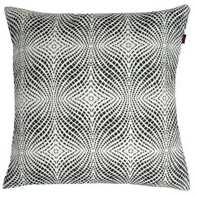 Decorative pillow matrix approx. 48 x 48 cm Color 002 black