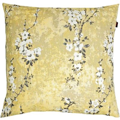 Almohada decorativa con flores de aprox. 47x47cmColor 002 amarillo