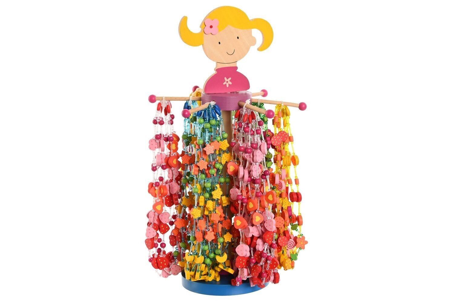 COLLANA IN LEGNO 22X22X38 20CM BAMBINI MULTICOLORE JE210497