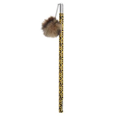 WOODEN PENCIL 4,5X1,5X18 BROWN POMPOM LP173282