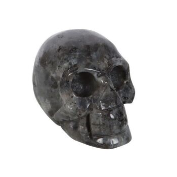 Crâne de cristal de labradorite noire 3