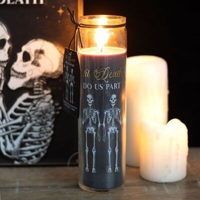 Til Death Do Us Part Amber Noir Tube Candle