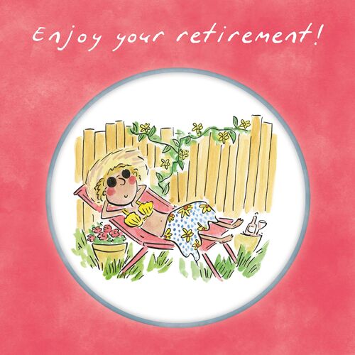 Deckchair retirement card
