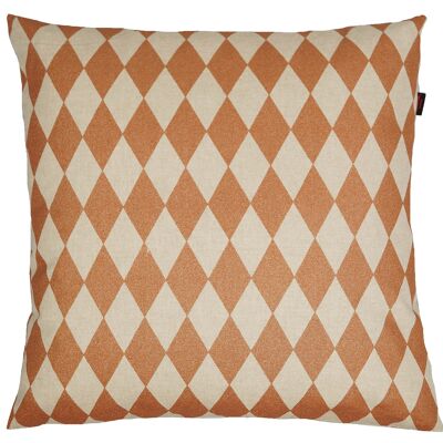 Decorative cushion diamond approx. 46 x 46 cm Color 003 copper