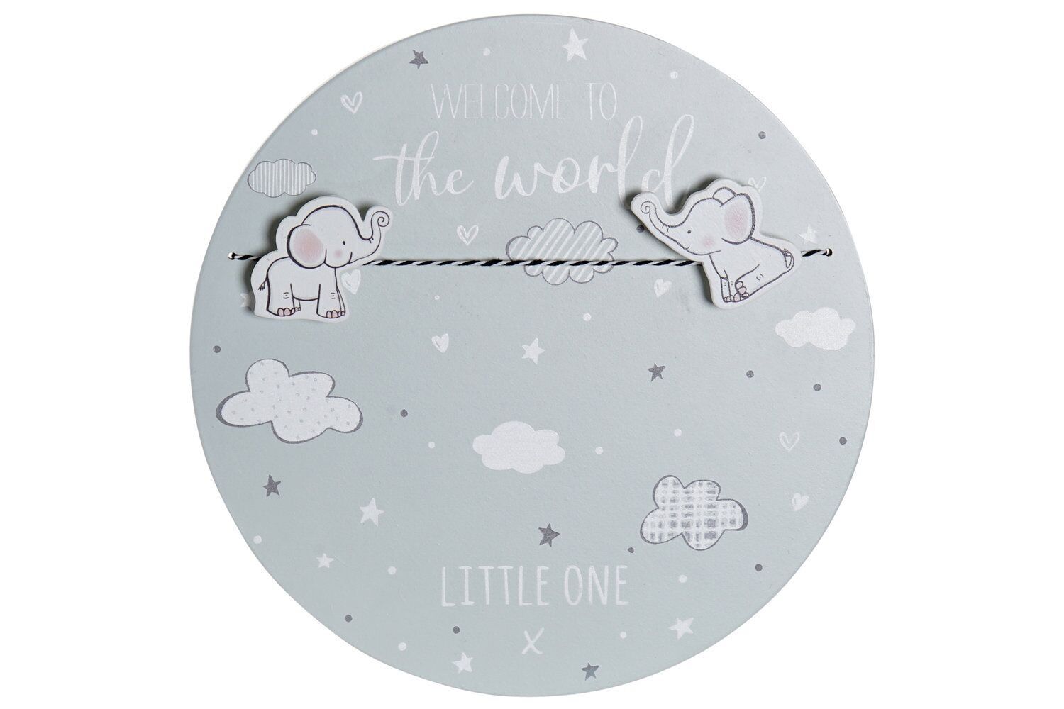 PORTAFOTO MDF 25X25X2 ELEFANTE VERDE BE172454