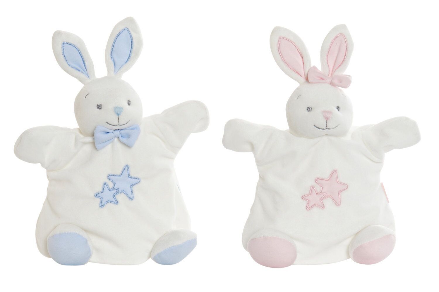 DOUDOU POLIESTERE 22X7X26 CONIGLIETTO 2 ASSORTIMENTI. BE199542