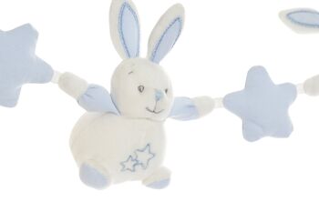 PELUCHE POLYESTER 62X6X12 LAPIN 2 ASSORTIMENTS. BE199544 2