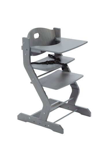 Table tiSsi® grise pour chaise haute 2