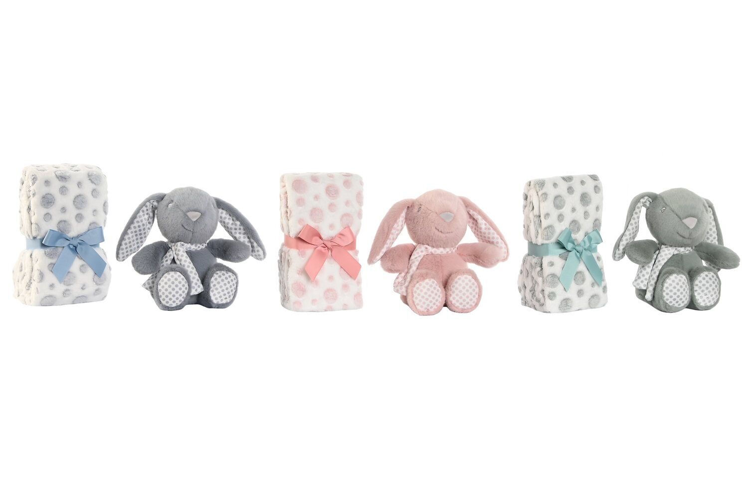 COPERTA PELUCHE SET 2 POLIESTERE 75X100X1 3 ASSORT. BE210613