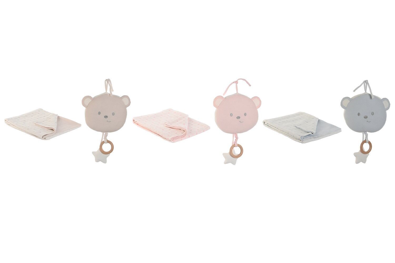 COPERTA PELUCHE SET 2 COTONE 75X100X10 MUSICAL 3 SU BE210622