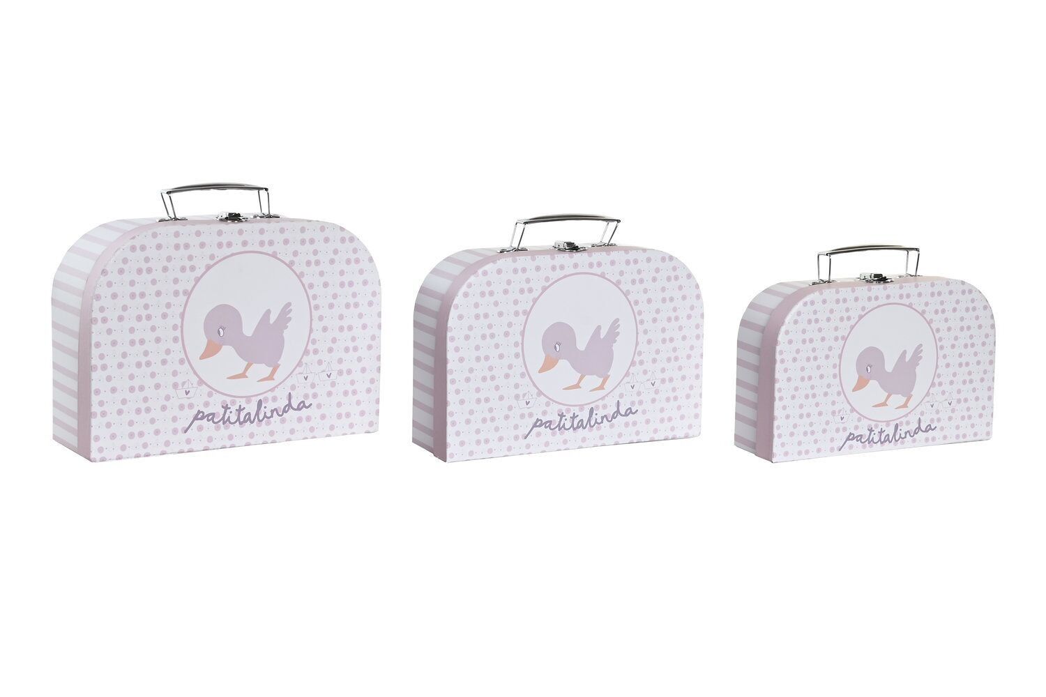 BOX SET 3 CARTON METAL 28X9,5X20 DUCKS BRIEFCASE CG204304