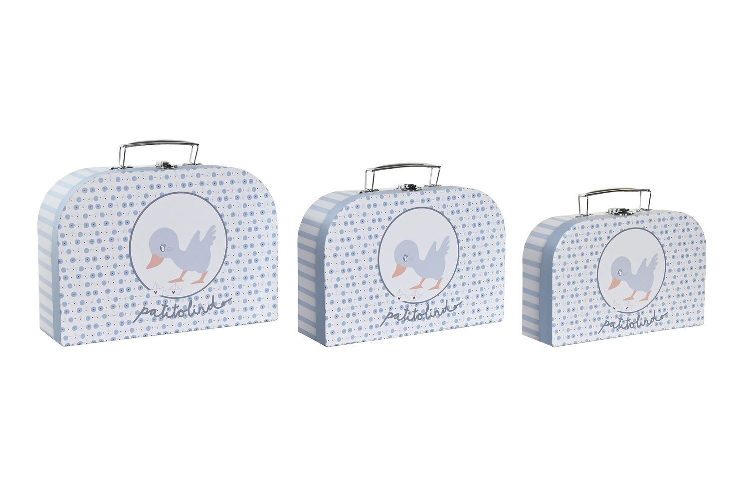 BOX SET 3 CARTON METAL 28X9,5X20 DUCKS BRIEFCASE CG204305