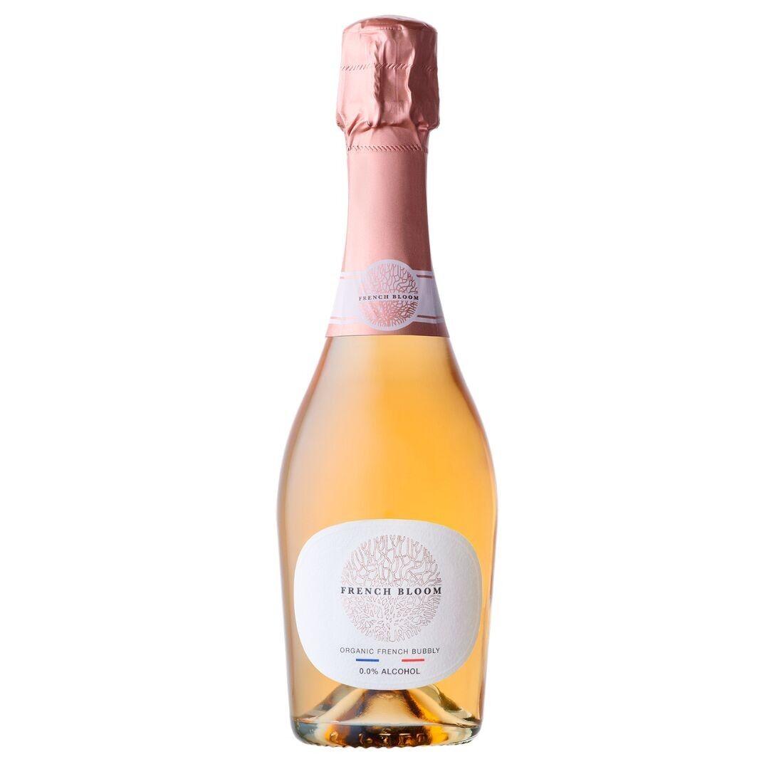 Organic non-alcoholic sparkling wine - French bloom Le Rosé 375ml