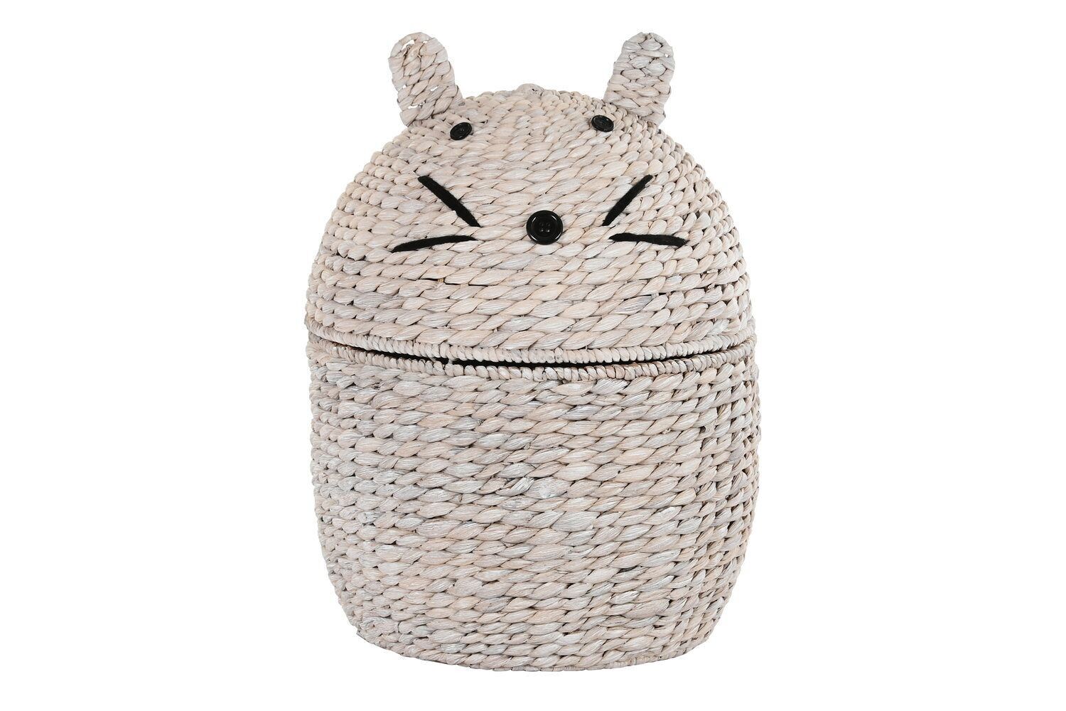 FIBER LAUNDRY BASKET 38X38X54 WHITE MOUSE DC194324