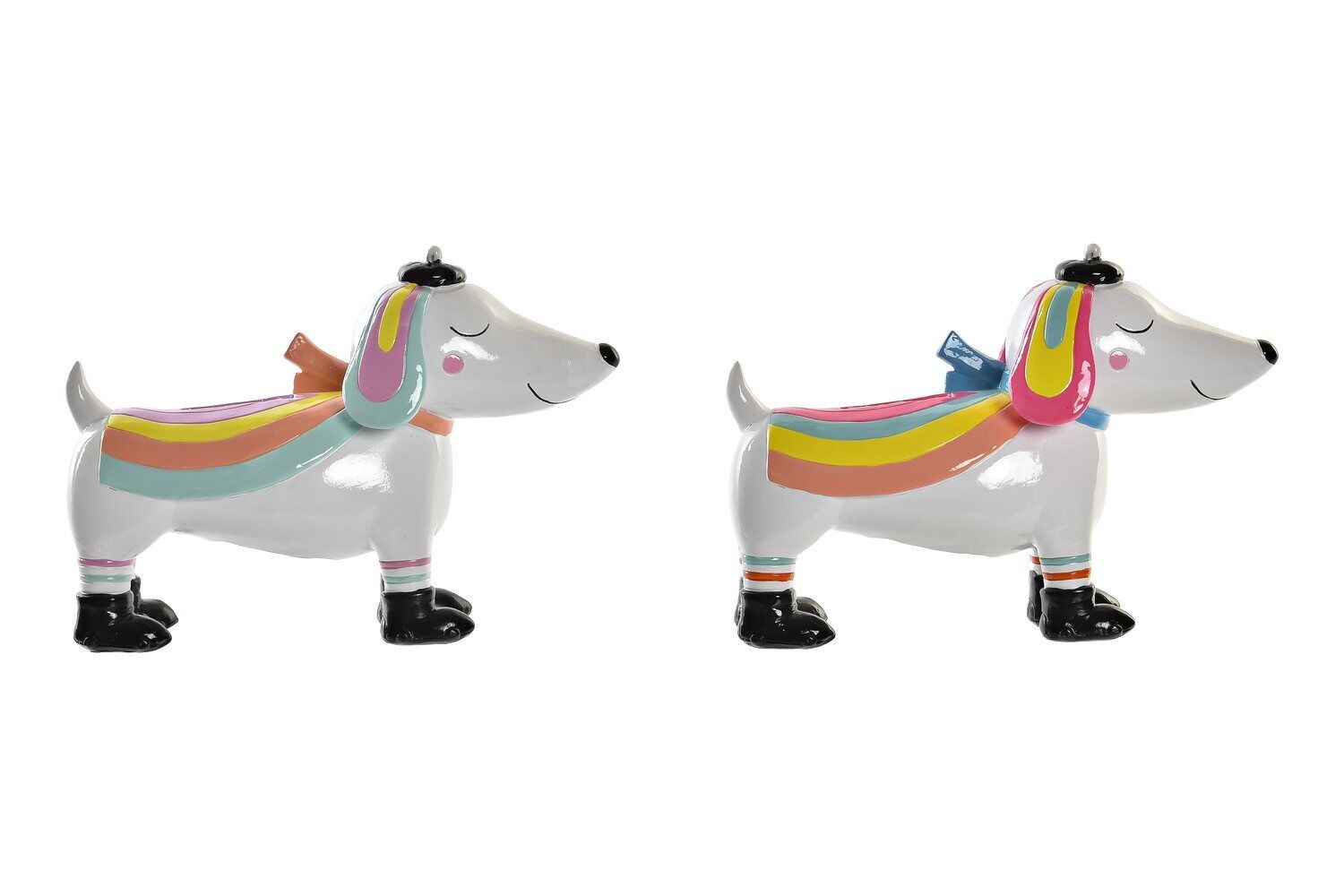 RESIN MONEY BOX 20X8X15 DOG 2 ASSORTMENTS. HU197203