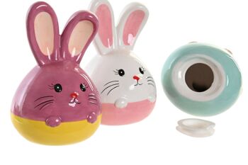 PIGGY BOX DOLOMITE 10X9X15 LAPIN 3 ASSORTIMENTS. HU203359 2