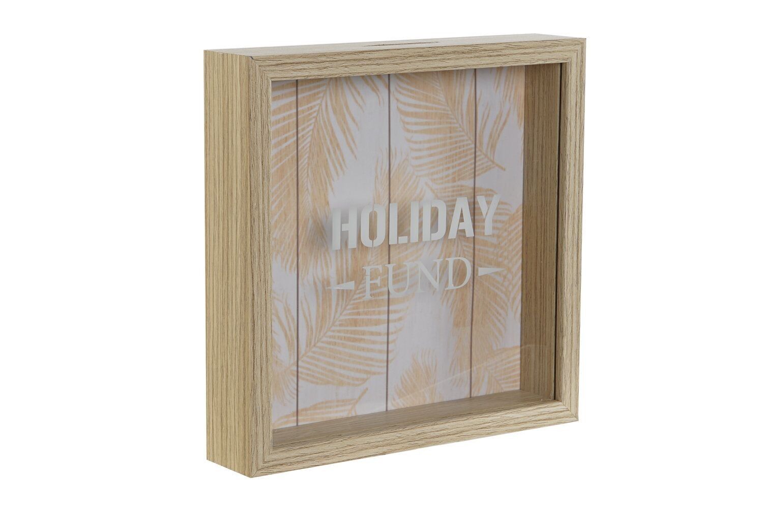 PIGGY BOX MDF VETRO 21X4X21 NATURALE HU209144