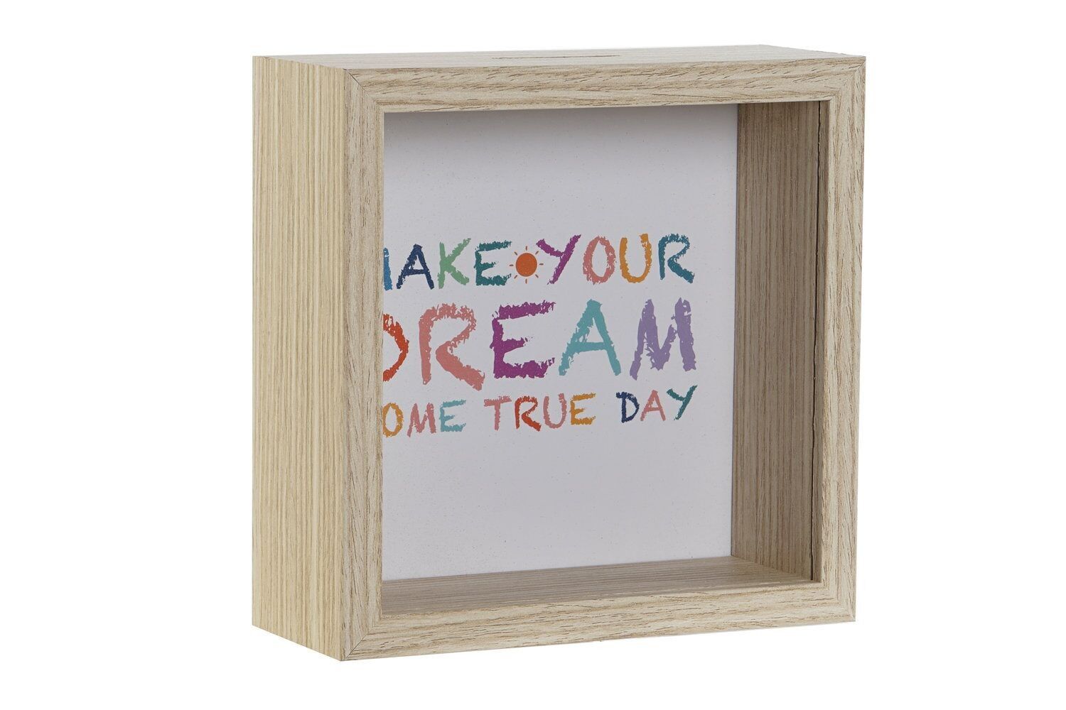 PIGGY BOX MDF VETRO 17X7X17 NATURALE HU209145