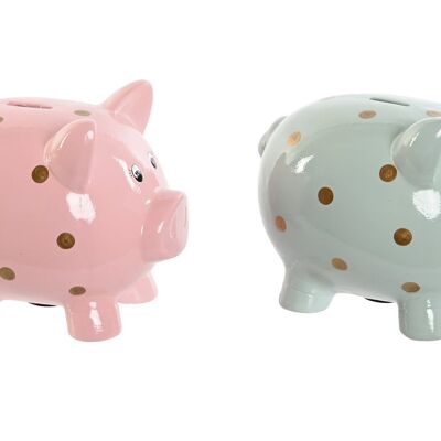 DOLOMITE MONEY BOX 22X15.5X17.5 PIG 2 ASSORTMENTS. HU210202