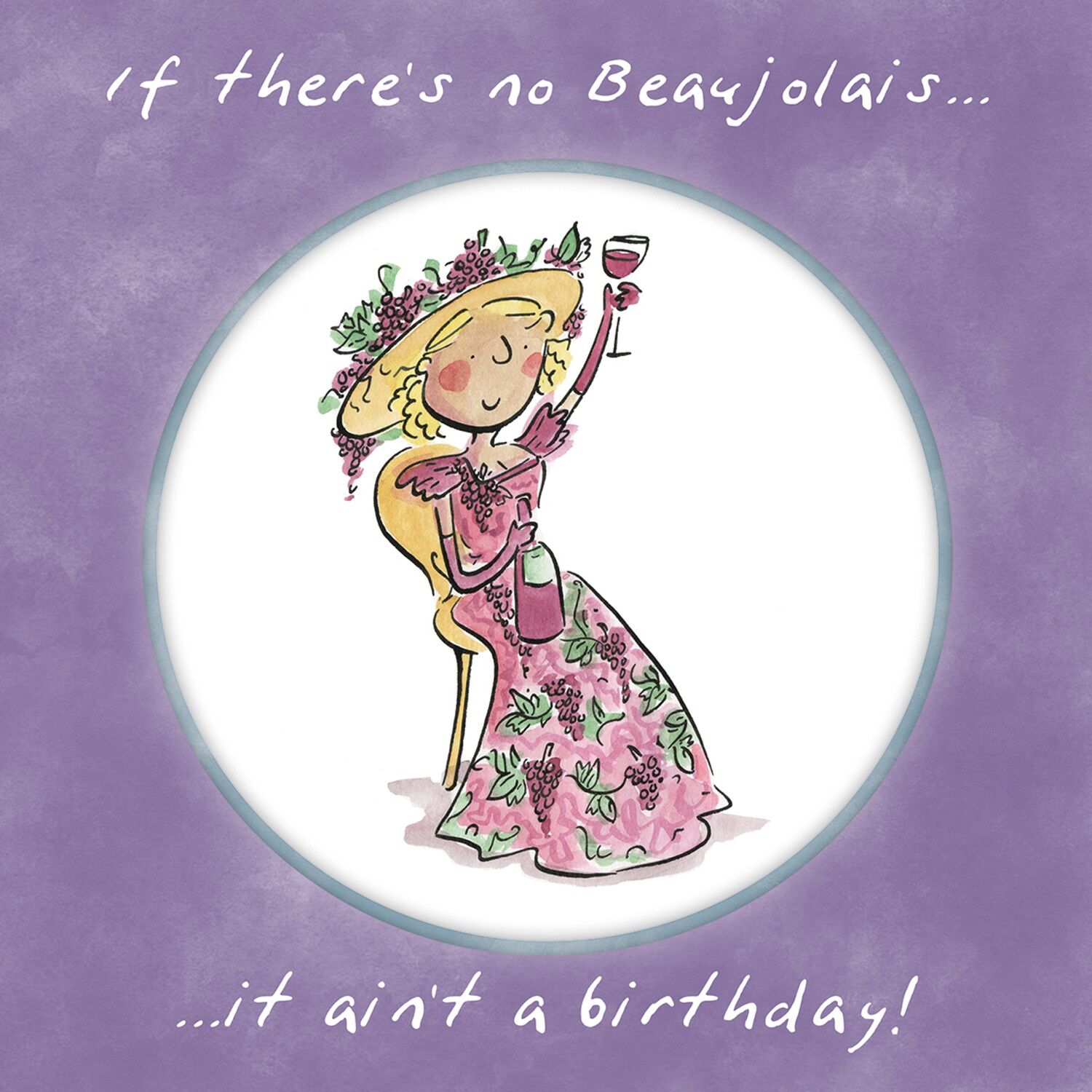 Biglietto di auguri di compleanno Beaujolais