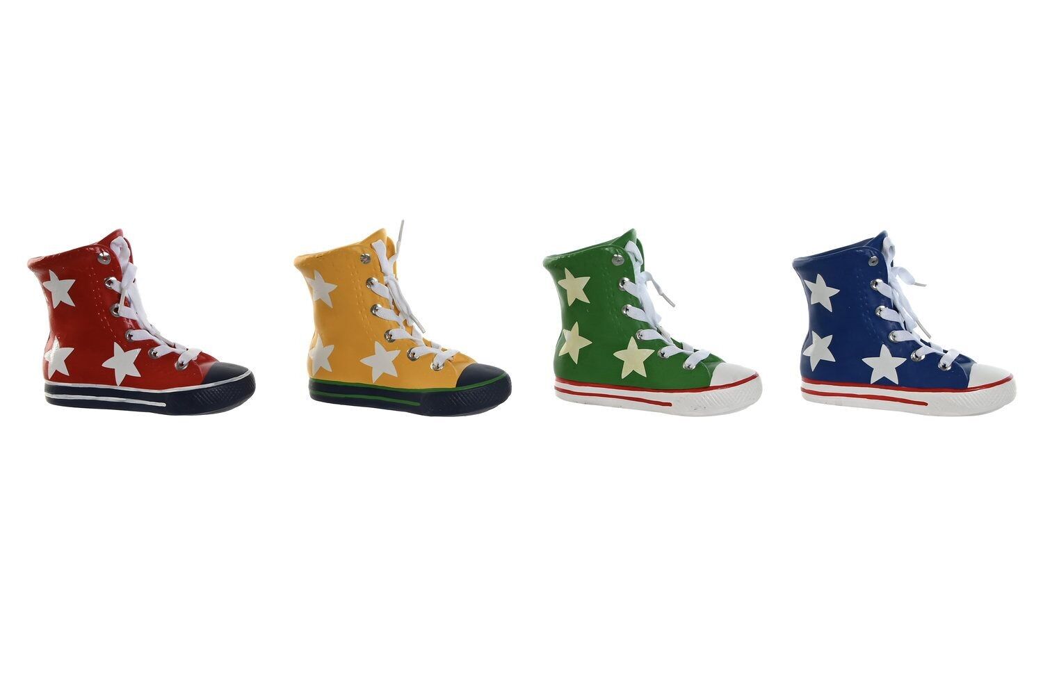 POLYESTER RESIN MONEY BOX 18X7X14 SLIPPER 4 ASSORTMENT. HU210441