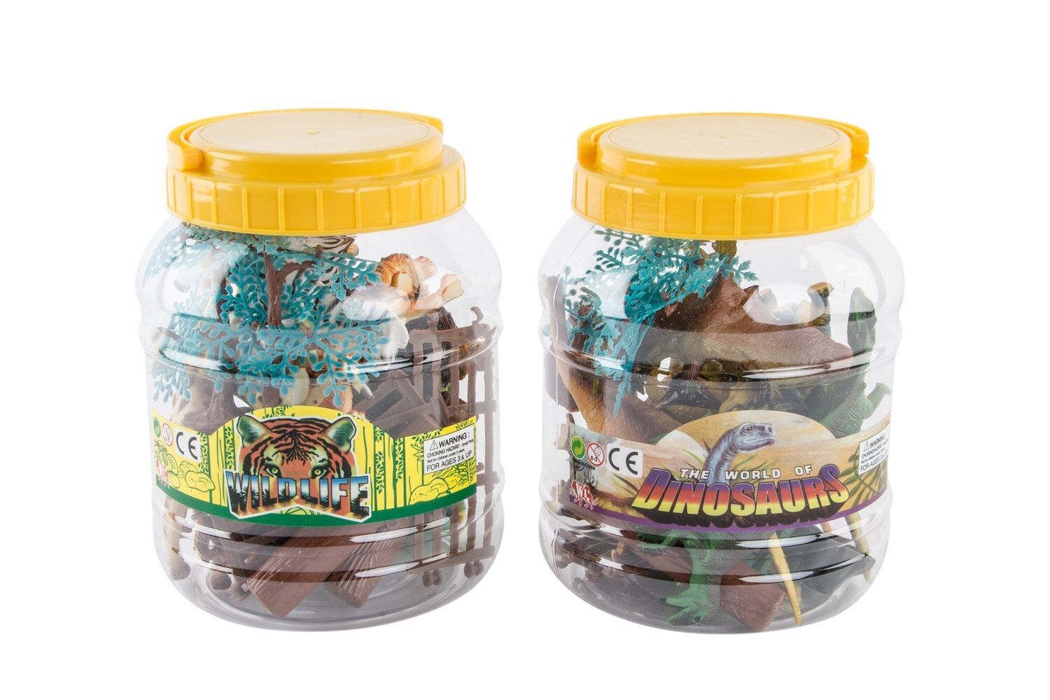 TOY SET 20 PVC 10X7 RIGID DINOSAURS 2 ASSORTMENTS. JE166329