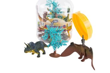 JOUET SET 20 DINOSAURES RIGIDES PVC 10X7 2 ASSORTIMENTS. JE166329 3