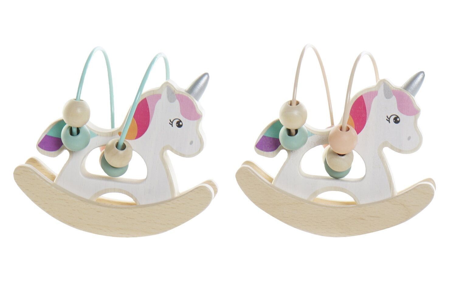 GIOCATTOLO IN LEGNO 12,5X8X12 UNICORNO 2 ASSORTIMENTI. JE192086