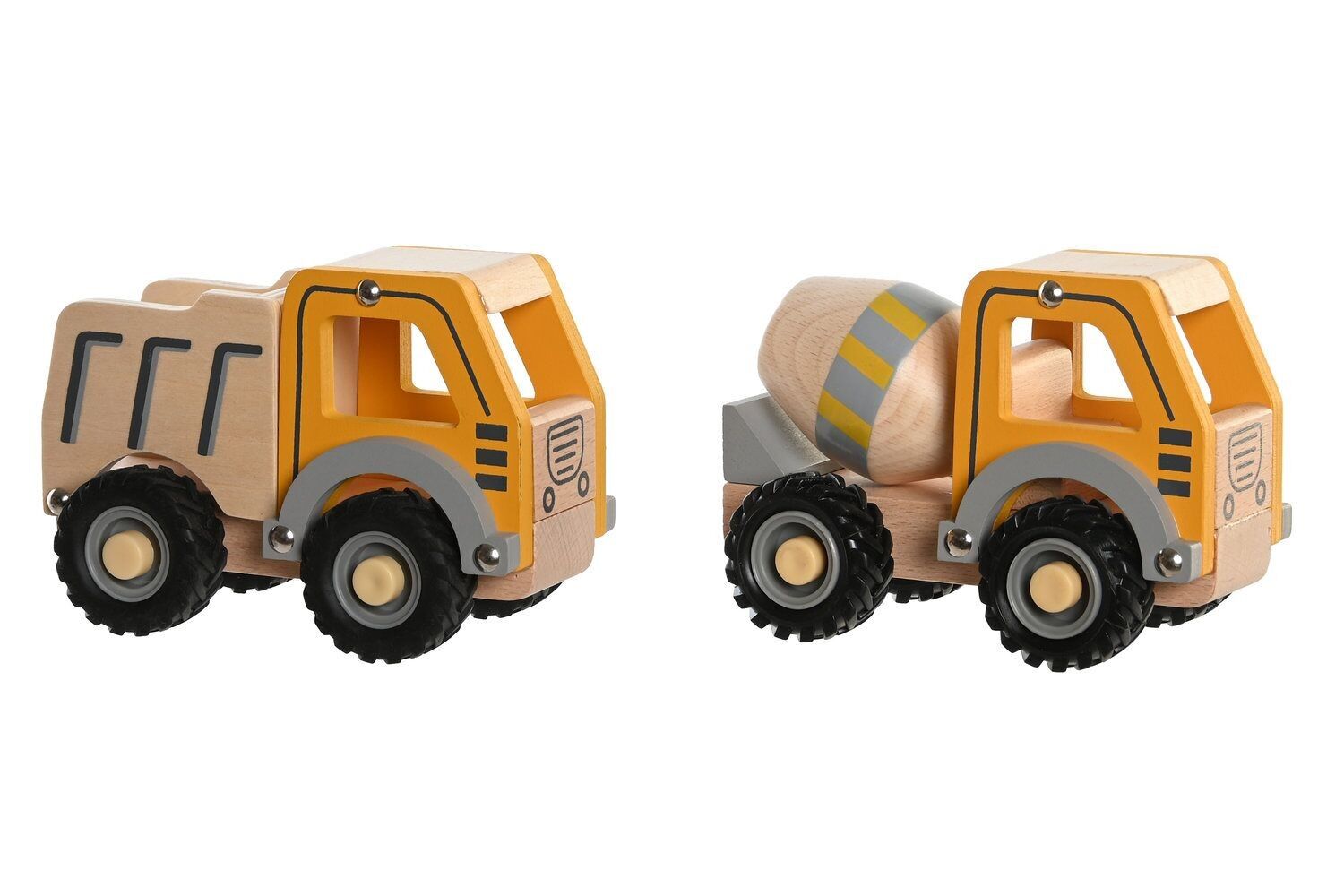 WOODEN TOY 13.5X7.5X9.5 TRUCK 2 ASSORTMENTS. JE204980