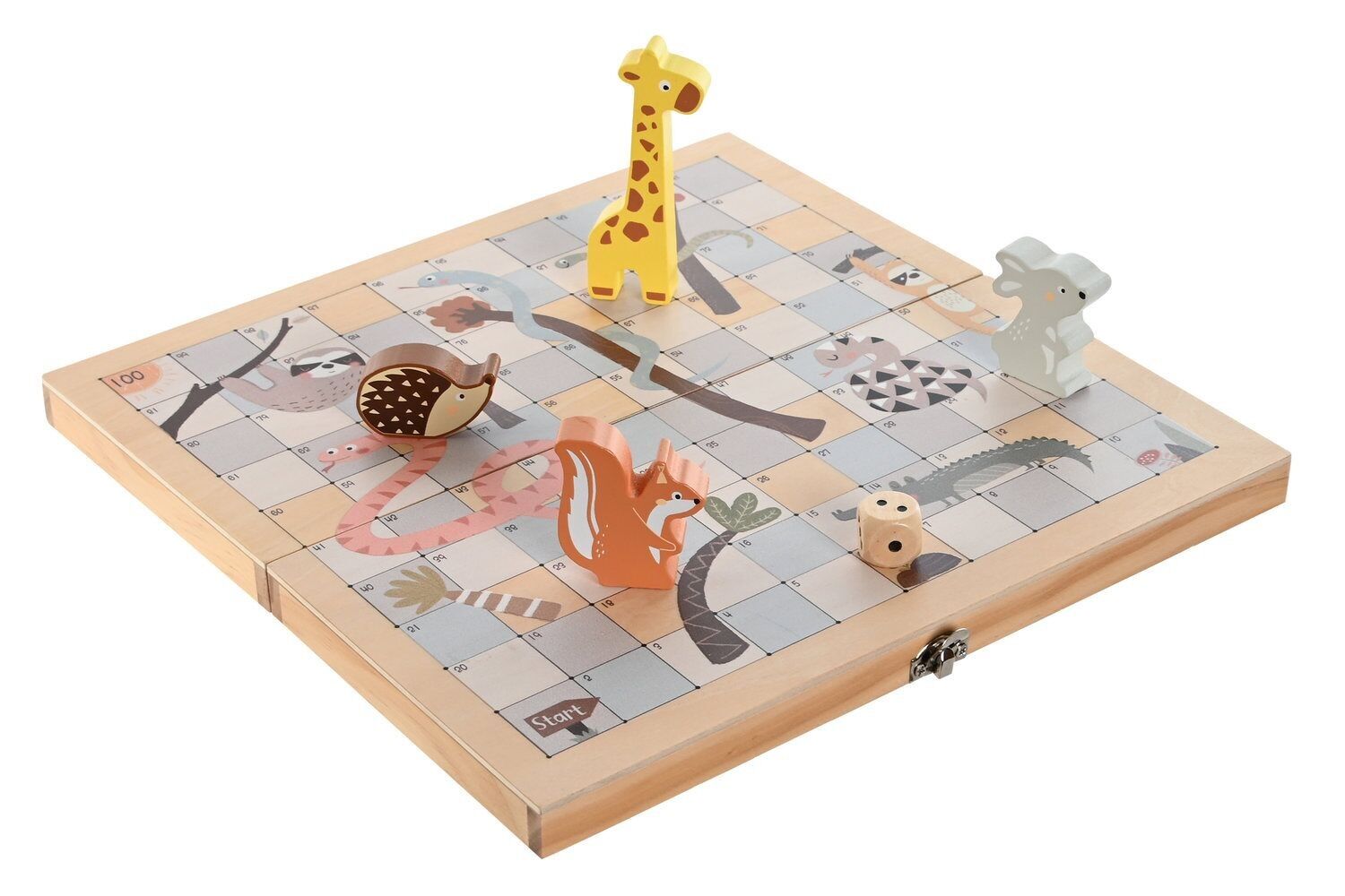 TABLE GAME SET 7 WOOD 26X13X3.3 MULTICOLOR JE210058