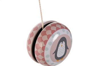 CORDE EN BOIS YOYO 5.5X3X5.5 ANIMAUX 4 ASSORTIMENTS. JE210536 4