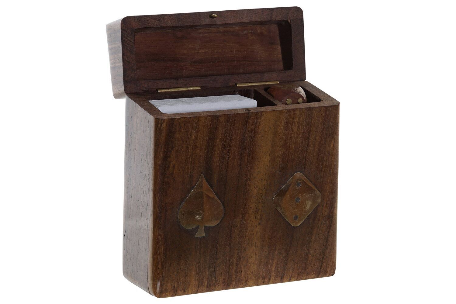 GAME SET 3 SHEESHAM CARTON 10,5X4X11,5 BROWN JM184834