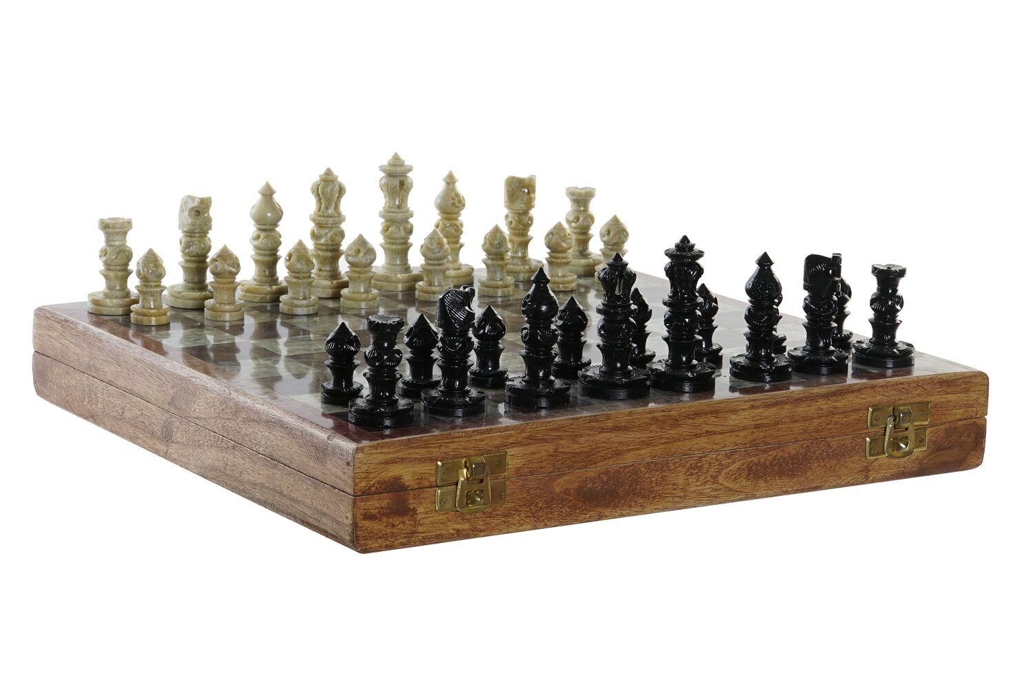 SPIELSET 2 SHEESHAM STONE 30X30,5X4,5 CHESS JM184850