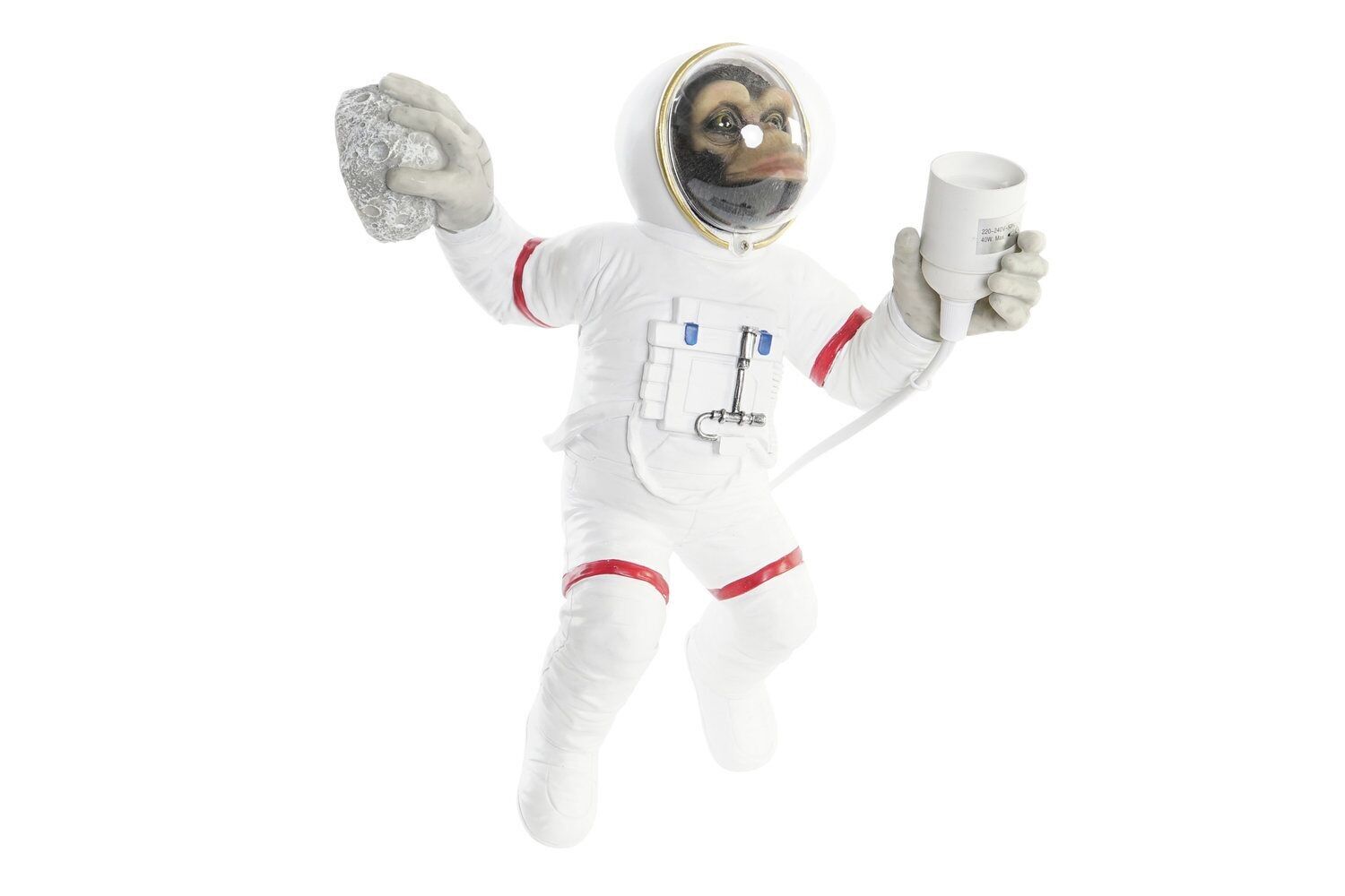 LAMPADA DA PARETE IN RESINA LAMPADA 27,5X24,5X36 ASTRONAUTA LA195186