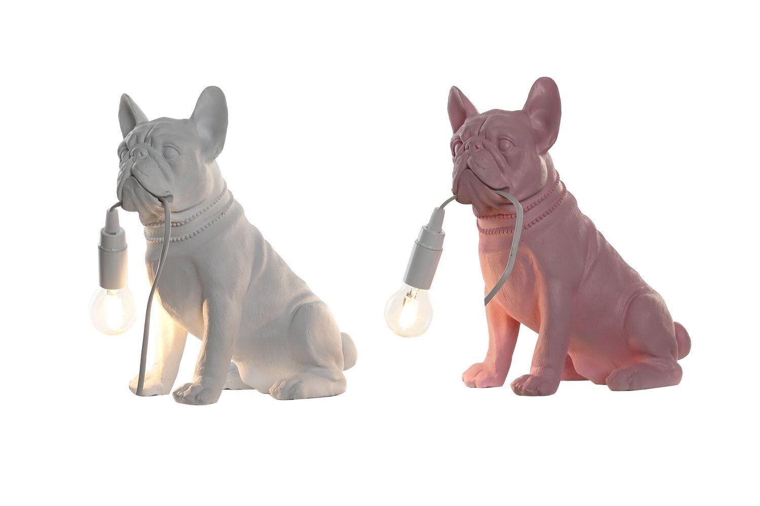 LAMPARA SOBREMESA RESINA 25X15X29 PERRO 2 SURT. LA205393