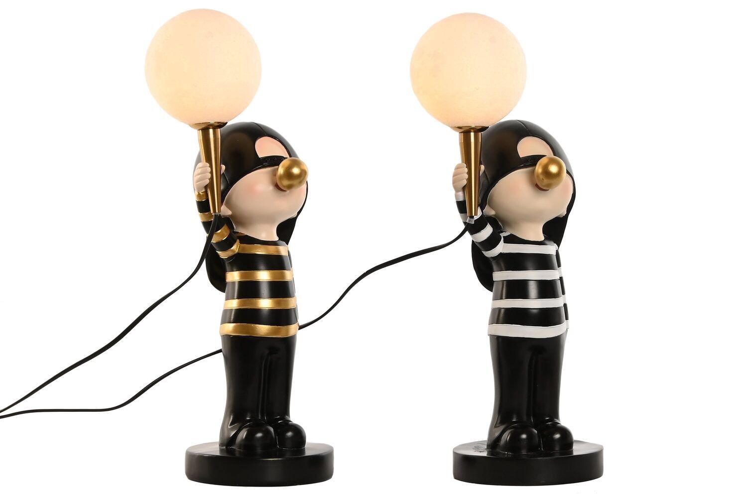 LAMPARA SOBREMESA RESINA 10X6,5X49 CHICO CHICLE 2 LA209623