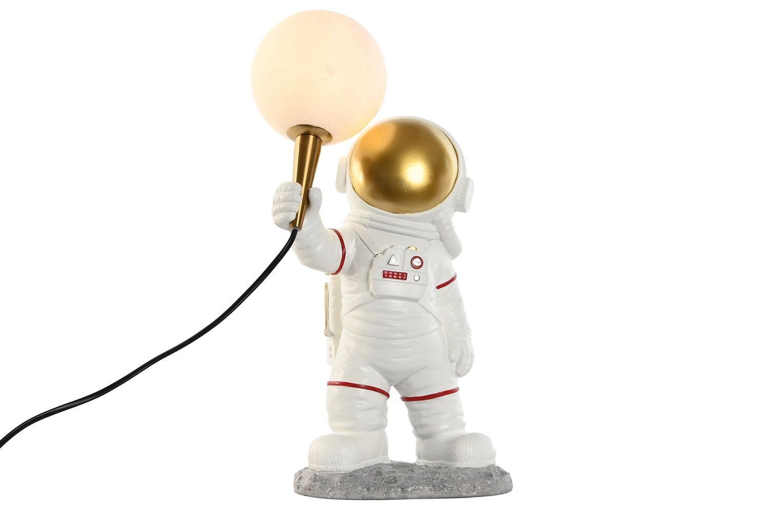 LAMPARA SOBREMESA RESINA 21,5X16X39 ASTRONAUTA LA209626