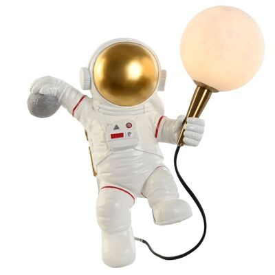 APPLIQUER LAMPE RÉSINE MÉTAL 26X21,6X33 ASTRONAUT LA209627