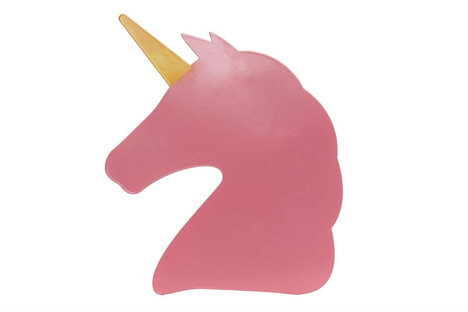 DECORAZIONE PARETE LED METALLO 26X2X34 UNICORNO ROSA LI157686