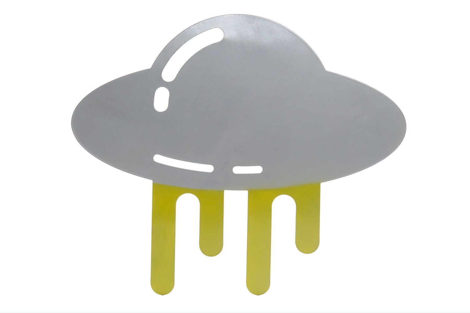 WALL DECORATION LED METAL 35X2X30 UFO GRAY LI157687