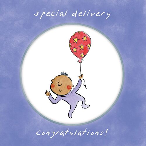 Congratulations special delivery greetings card